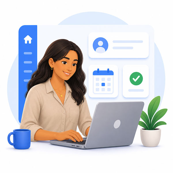 Provider workspace illustration